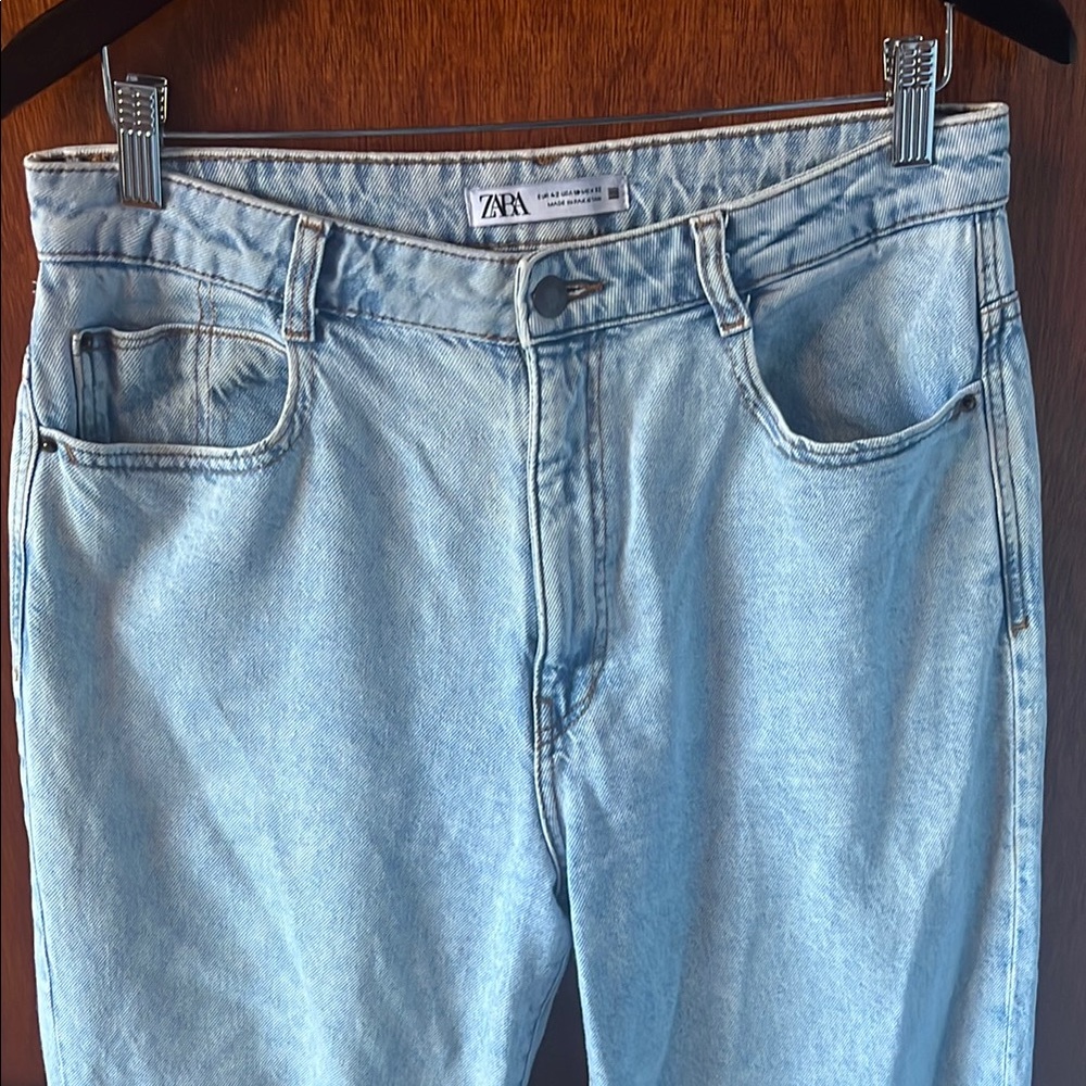 Zara Light Blue “Mom” Jeans